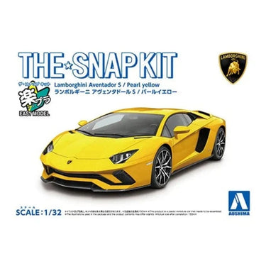 Techzone Geelong 1/32 Snap Lamborghini Aventador S (Pearl Yellow) Model Kit